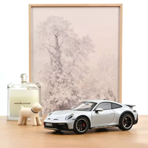 Porsche 911 Dakar 2023 Ice Grey Metallic 1:18