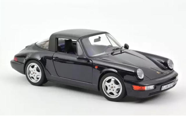 Porsche 911 Carrera 4 Targa 1991 Blue metallic 1:18