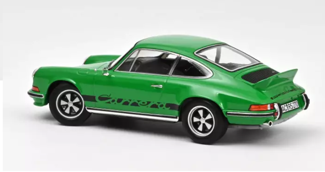 Porsche 911 RS 1973 Green with black deco 1:18 CLOSED BODY