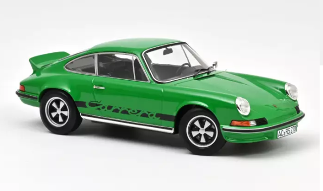 Porsche 911 RS 1973 Green with black deco 1:18 CLOSED BODY