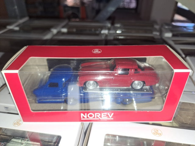Mercedes-Benz Renntransporter + Mercedes-Benz SL 1955 1/64
