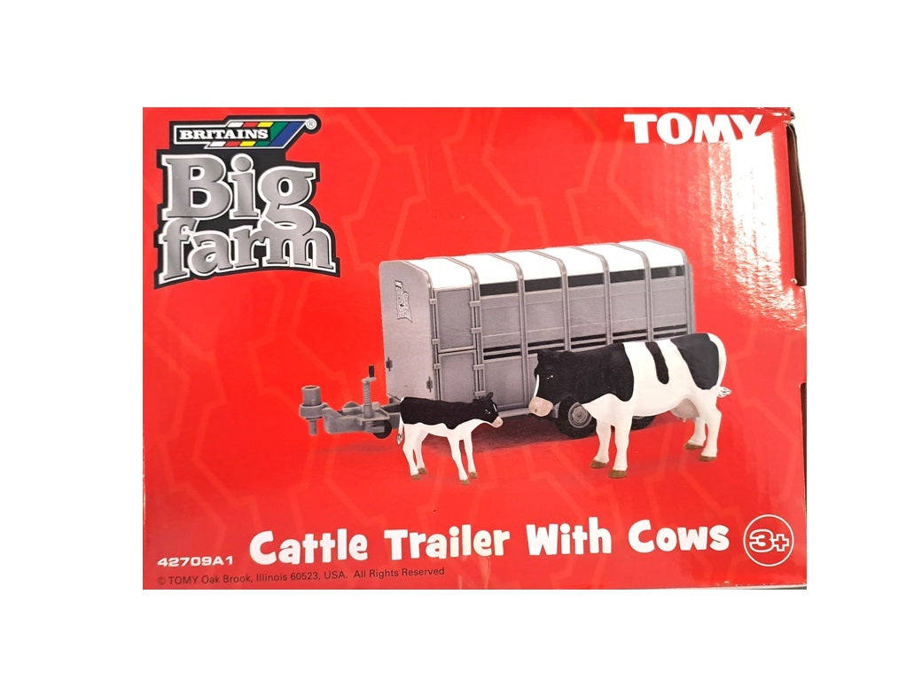 BIG FARM CATTLE TRAILER WITH COWS 1/16
