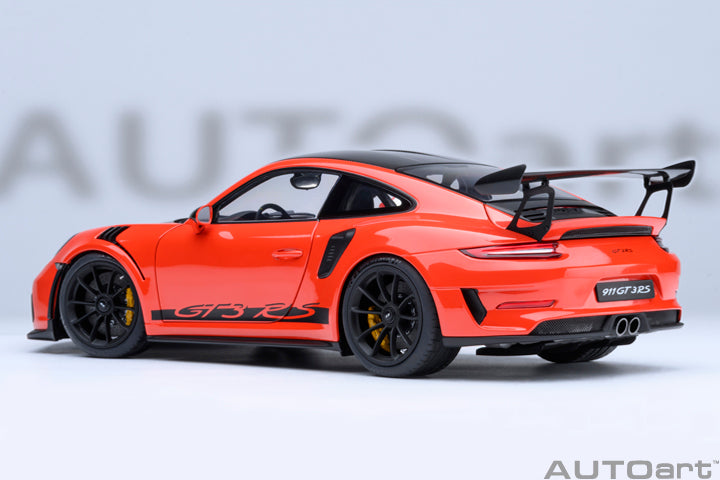 1/18 PORSCHE 911 (991.2) GT3 RS WEISSACH PACKAGE ( LAVA ORANGE )