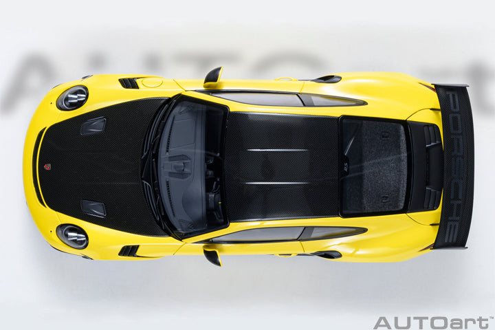 1/18 PORSCHE 911 (991.2) GT3 RS WEISSACH PACKAGE ( RACING YELLOW )