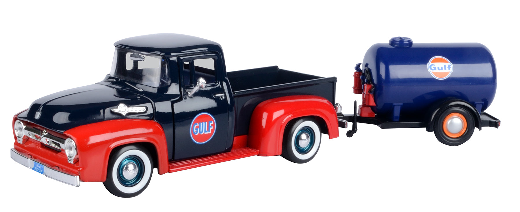 1:24 1956 FORD F-100 PICKUP + OIL TANKER IN GULF LIVERY