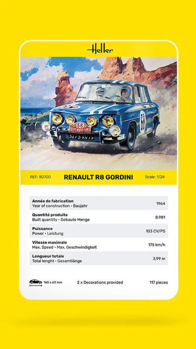 Renault R8 Gordini 1/24