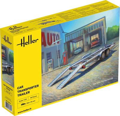 Car Transport Trailer 1/24