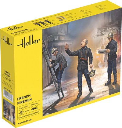 French Firemen Figurines 1/24