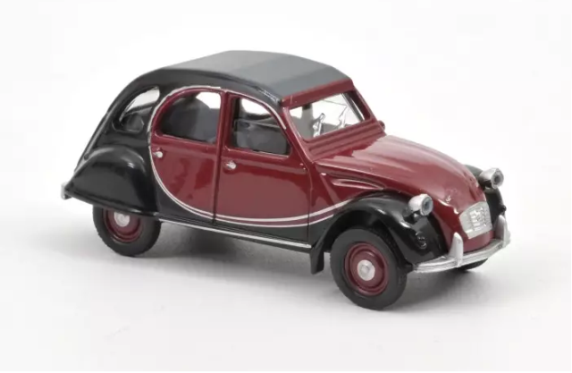 Citroën 2CV Charleston 1982 Delage Red and Black 1:54