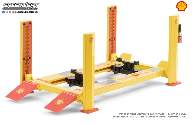 1:18 Four-Post Lift - Shell Oil #2