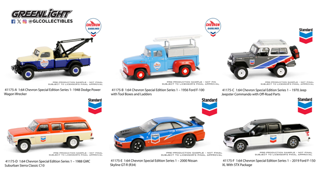 1:64 Chevron Special Edition Series 1 - 8 x 6 pack assortment