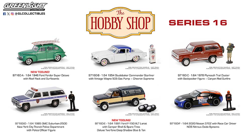 1:64 The Hobby Shop Series 16