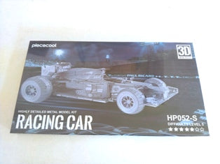 RACING CAR 3D METAL MODEL