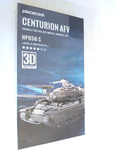 CENTURION AFV TANK 3D METAL MODEL