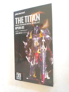 TITAN WARRIER 3D METAL MODEL
