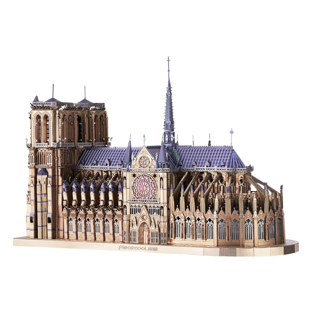 NOTRE DAME CATHEDRAL PARIS(SPECIAL EDITION)3D METAL MODEL