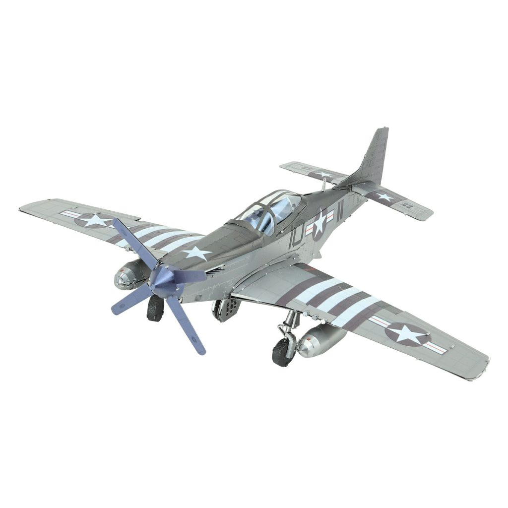P51 MUSTANG 3D METAL MODEL
