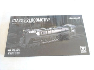 CLASS S2 LOCOMOTIVE STEAM TRAIN 3D METAL MODEL