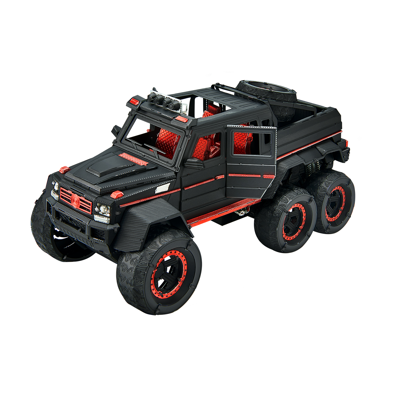 OFF ROAD TRUCK 6x6 G63 3D METAL MODEL
