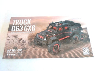 OFF ROAD TRUCK 6x6 G63 3D METAL MODEL