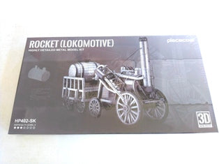 ROCKET LOCOMOTIVE 3D METAL MODEL