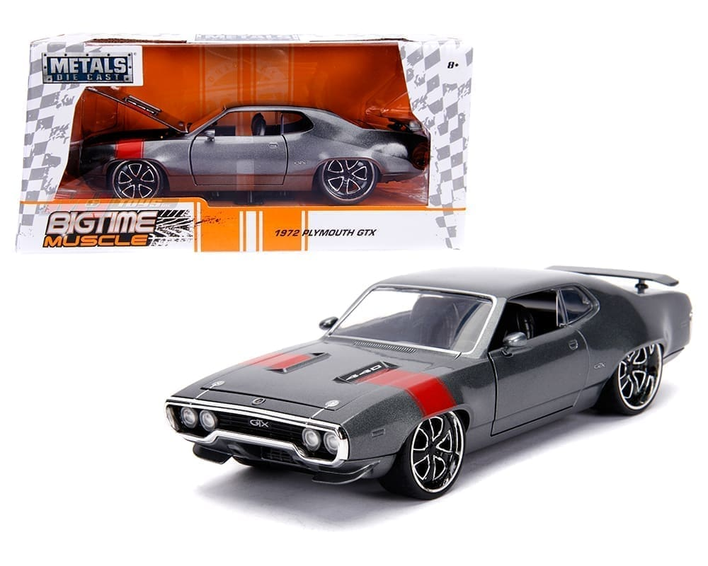 Plymouth GTX - Grey - Bigtime Muscle1972 1/24