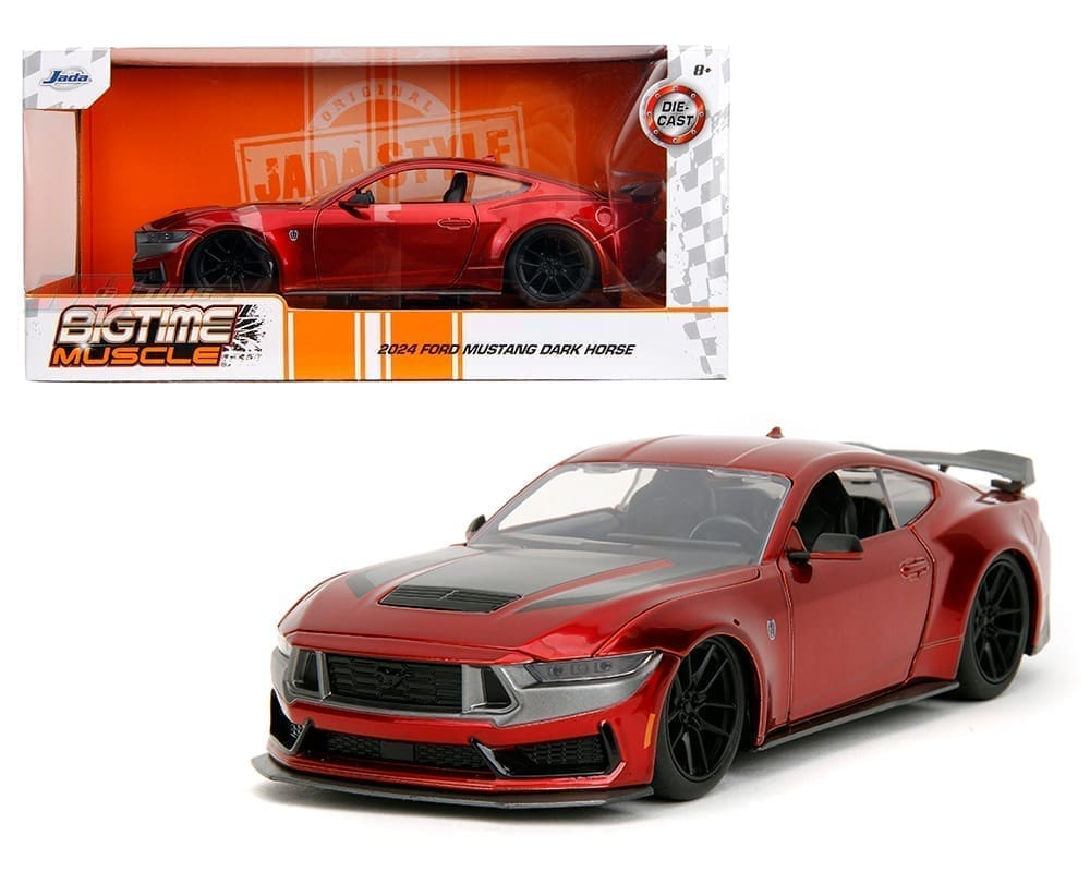 Ford Mustang Dark Horse - Candy Red - Bigtime Muscle 2024
