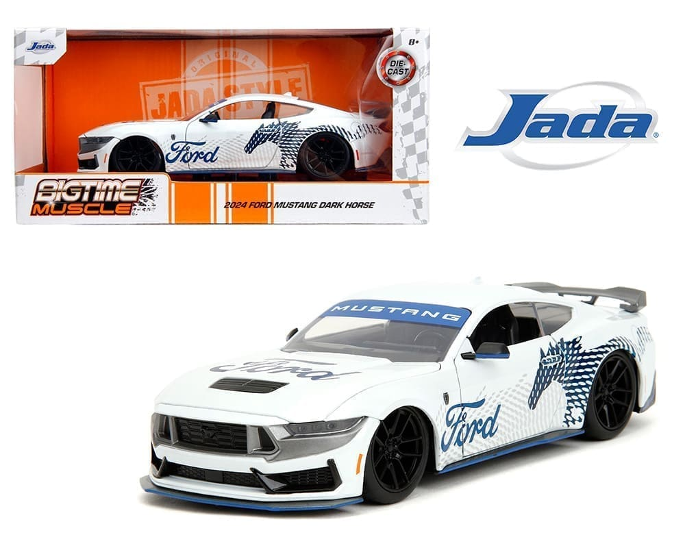 Ford Mustang Dark Horse - White - Bigtime 2024 1/24