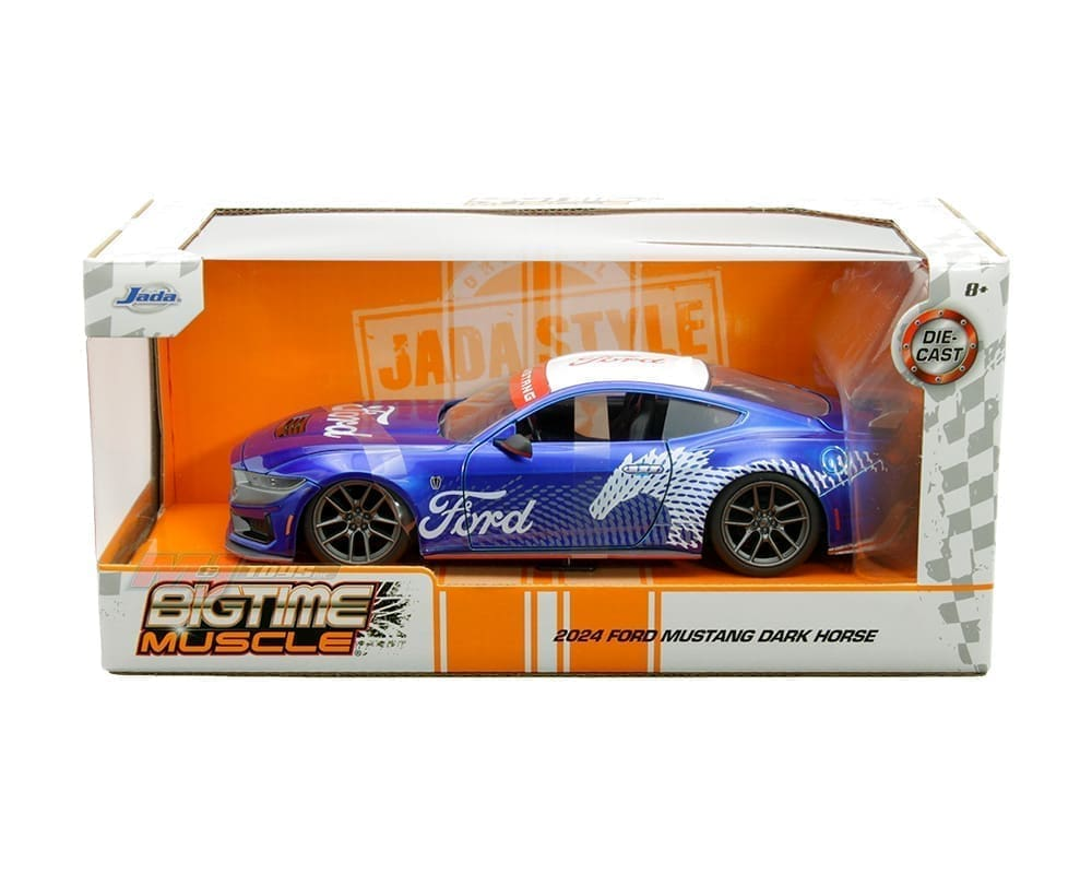 Ford Mustang Dark Horse - Blue - Bigtime 2023 1/24
