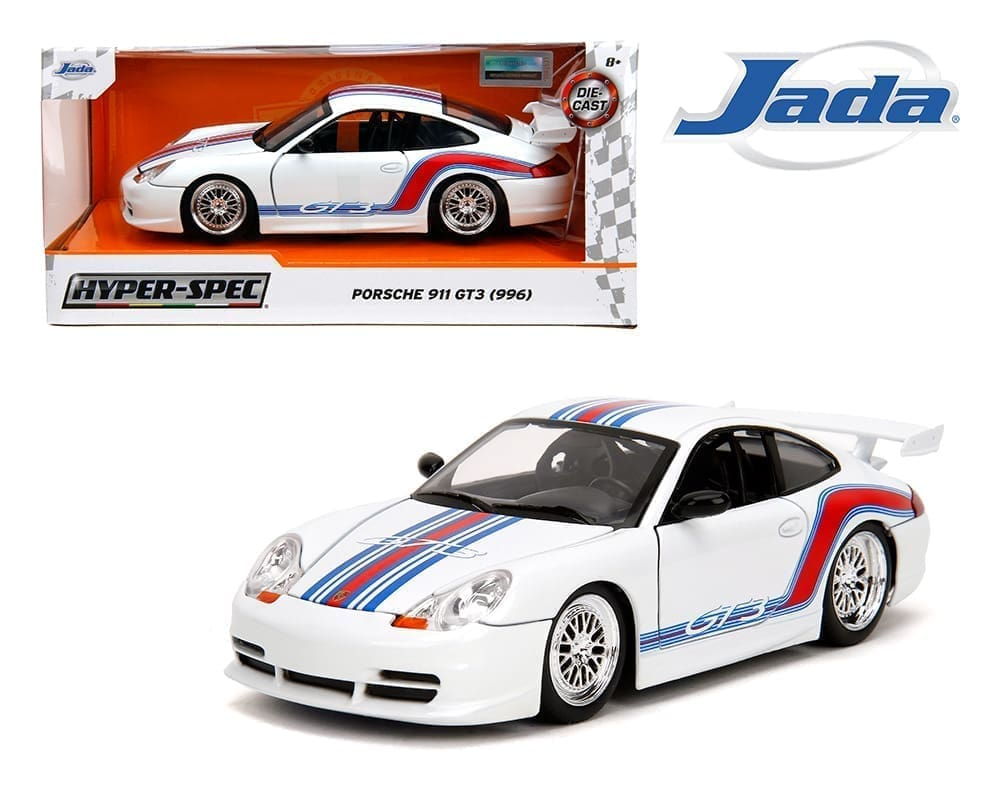 Porsche 911 (996) GT3 RS - White - Hyper-Spec 1/24