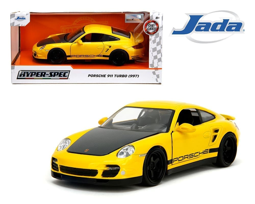 Porsche 911 Turbo (997) - Yellow - Hyper-Spec 1/24
