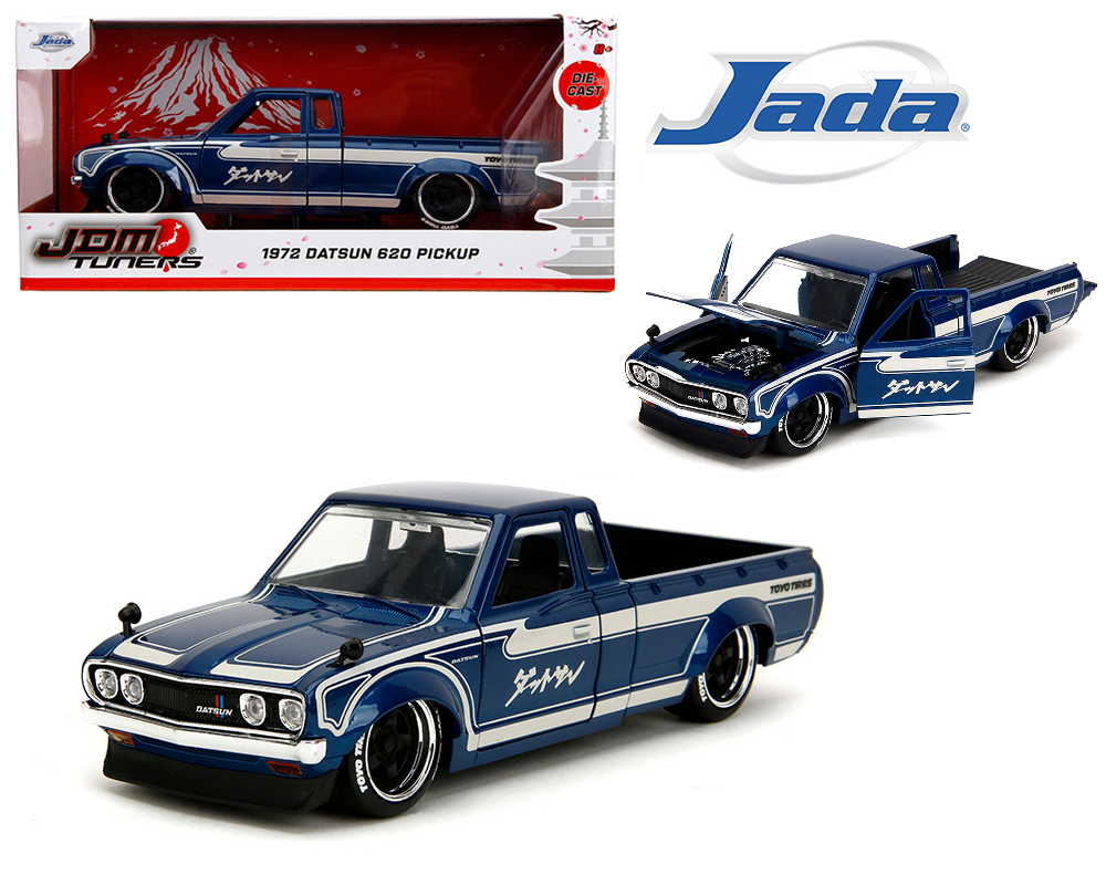 Datsun 620 Pickup Truck - Blue - JDM Tuners 1972 1/24