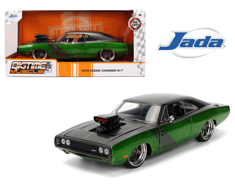 Dodge Charger R/T - Candy Green and Dark Grey - Bigtime Muscle 1970