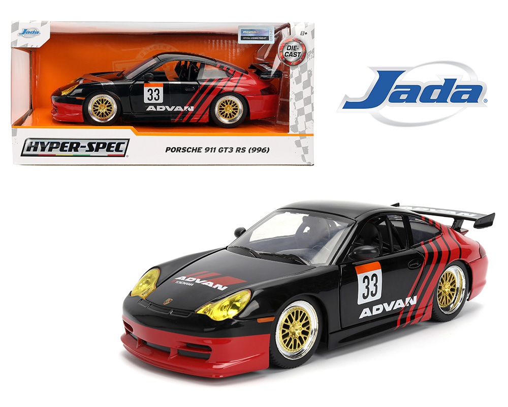 Porsche 911 GT3 RS (996) Advan - Black / Red - Hyper-Spec