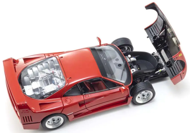 FERRARI F40 1989 RED 1/18