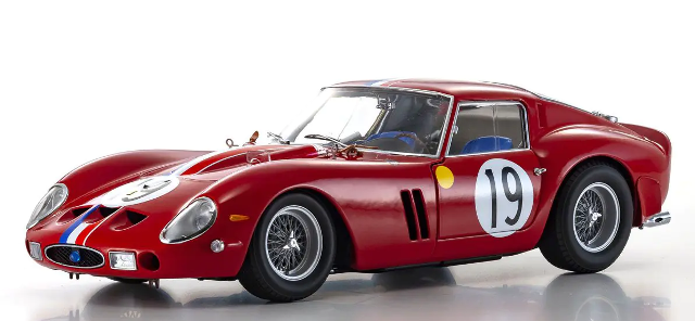 FERRARI 250GTO LM #19 RED 1/18