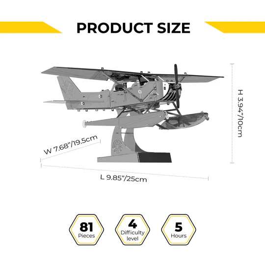Breeze Drifter Mechanical kit of airplane Cessna 172, 81 parts