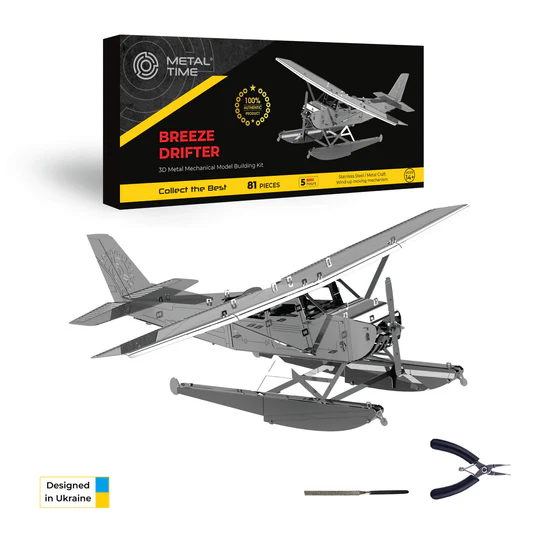 Breeze Drifter Mechanical kit of airplane Cessna 172, 81 parts