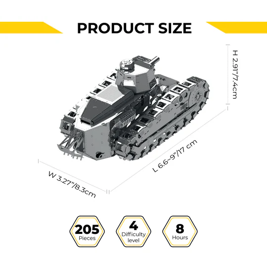 Nimble Fighter Mechanical kit of tank, 179 parts