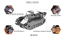 Nimble Fighter Mechanical kit of tank, 179 parts
