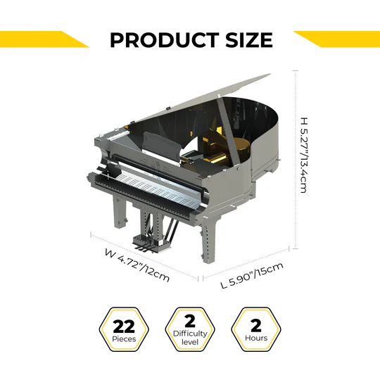 Grande Pianola Mechanical kit of piano, 22 parts
