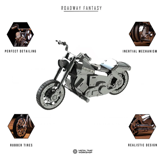 Harley Roadway Fantasy Mechanical kit of Motorcycle, 155 parts