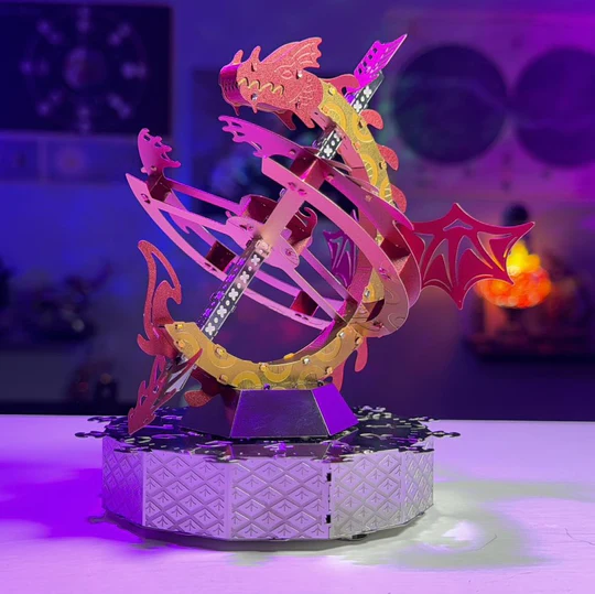 Sun Chaser Mechanical kit of desk clock, 57 parts