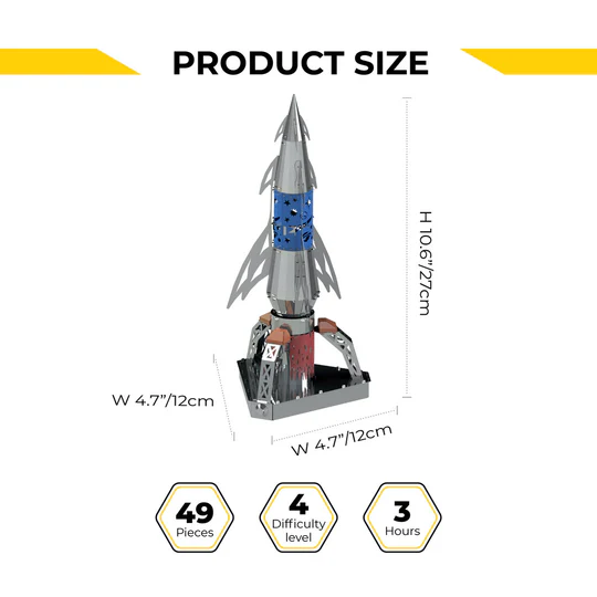 Ad Astra Mechanical-Electrical kit of rocket, 49 parts