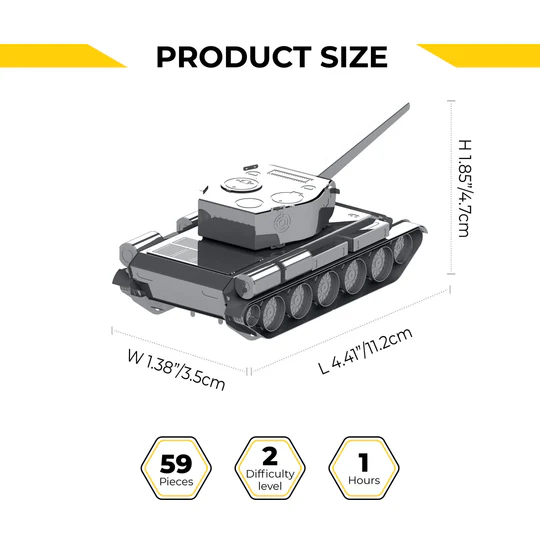 T-44 Static kit of tank, 59 parts