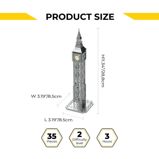 The Great Bell Mechanical kit of Clock Tower, 35 parts