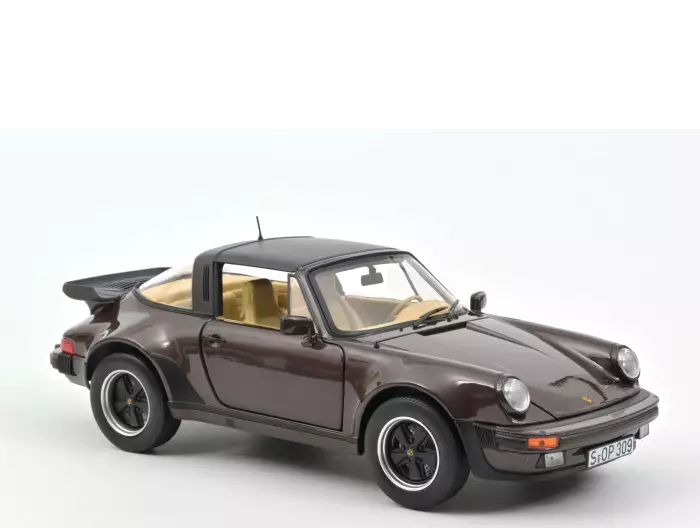 Porsche 911 Turbo Targa 1987 - Brown metallic 1/18