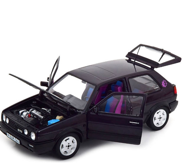 VW Golf GTI Fire & Ice 1991 - Purple metallic 1/18