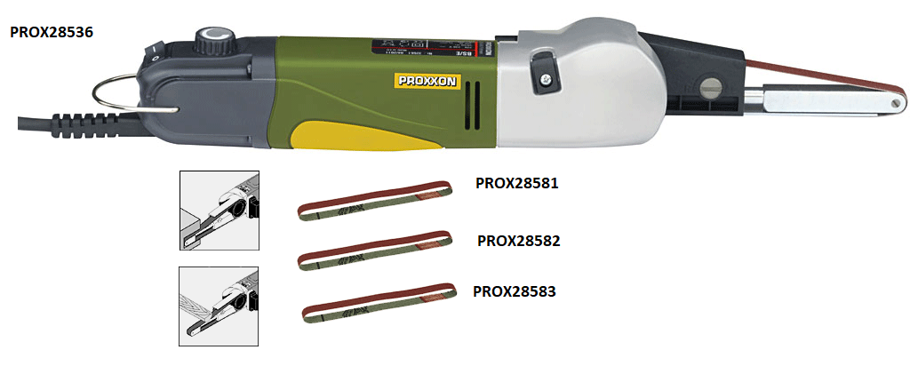 MICROMOT 220V BELT SANDER & BOX BSL220/E WITH 15 FREE SANDING BELTS