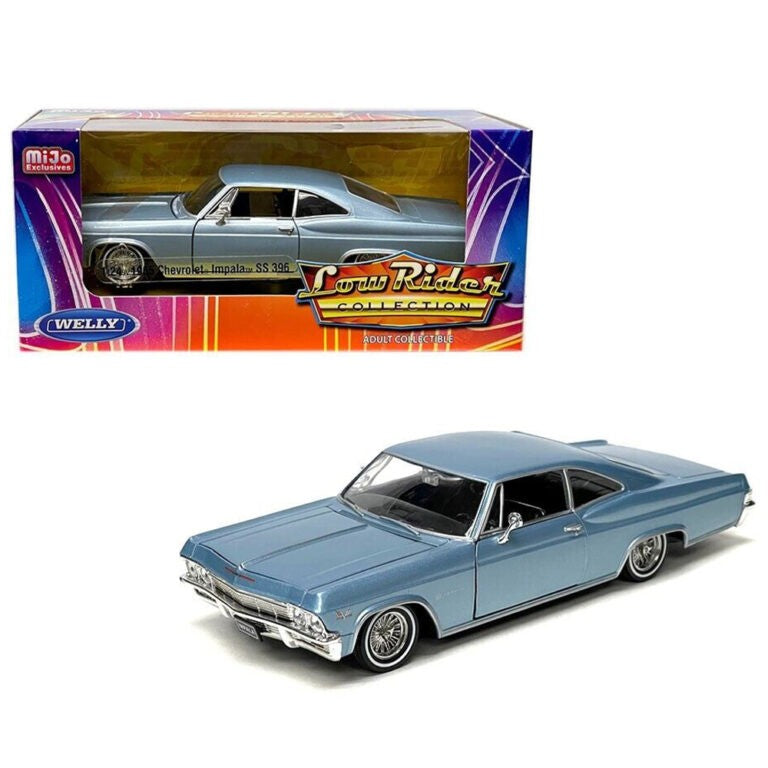 CHEVROLET IMPALA SS 396 BLUE 1965 1/24